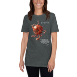 T-shirt with Gas Spore - "Adventures are nasty ..."