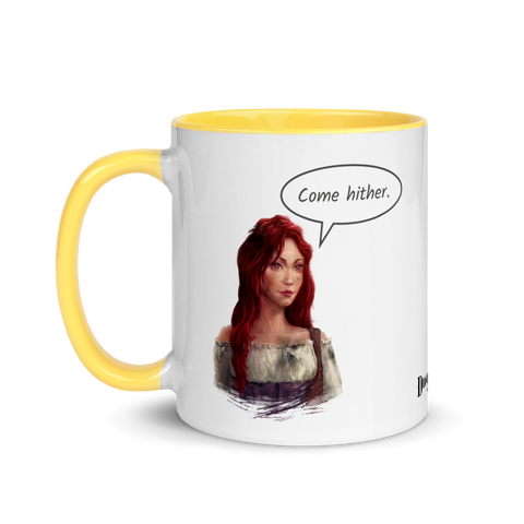 Mug with Villagers - "Come hither ..."